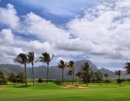 Golf Course near Poipu on Kauai